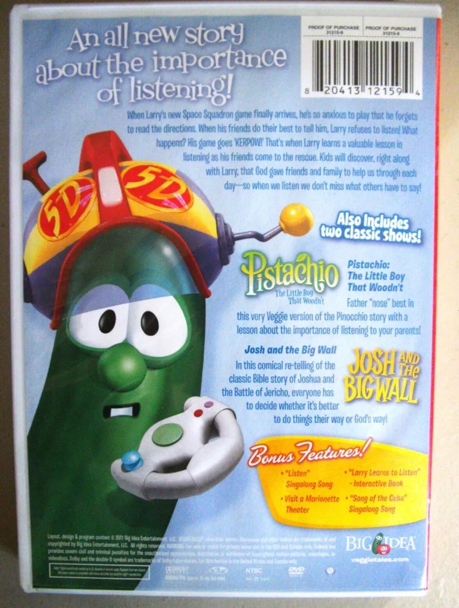 Veggie Tales Larry Learns to Listen, DVD | eBay