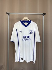 FC Everton Vintage Football Shirt Rooney 2002/2003 Size L Rare Soccer Jersey