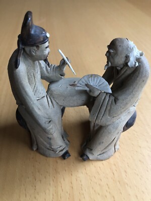 Ancient Foshan pottery sculpture,bought from Foshan, China, about 60 years ago.