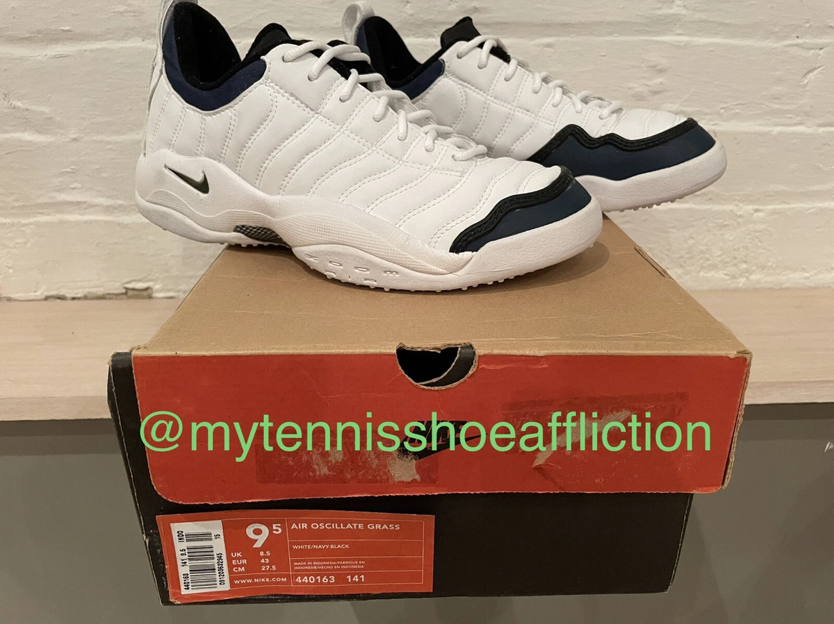 definitief tekst Andrew Halliday Nike Air Oscillate Grass Federer 2002 Wimbledon Size 9.5 Sample Shoes RF  Sampras | eBay