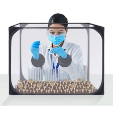 35.5 x 23.5 x 23.5 Inch Mushroom Still Air Box- Pop up Mushroom Grow Tent Kit...