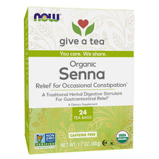 Give a Tea Organic Senna, Herbal Laxative, Caffeine-Free, 24 Bags