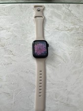 Apple Watch Series 7 41mm GPS Starlight Aluminium Black Sport Band
