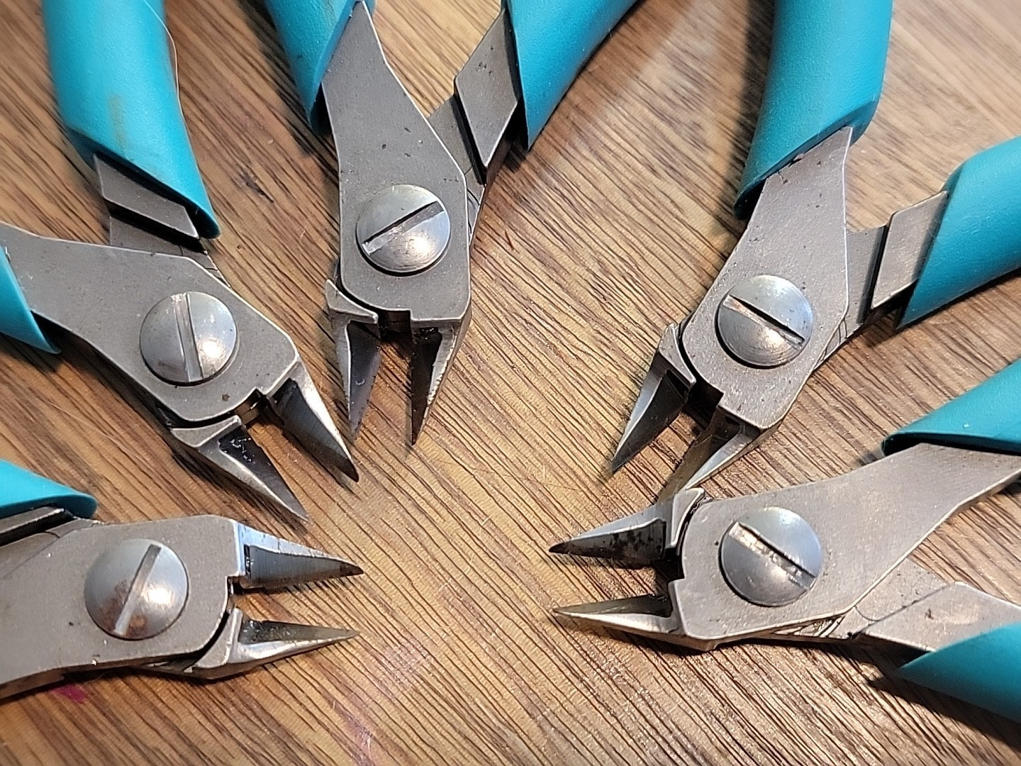 LOT of 5 Weller Erem 2422EB Swiss Side Cutter Lapidary Jewelry Tool USED