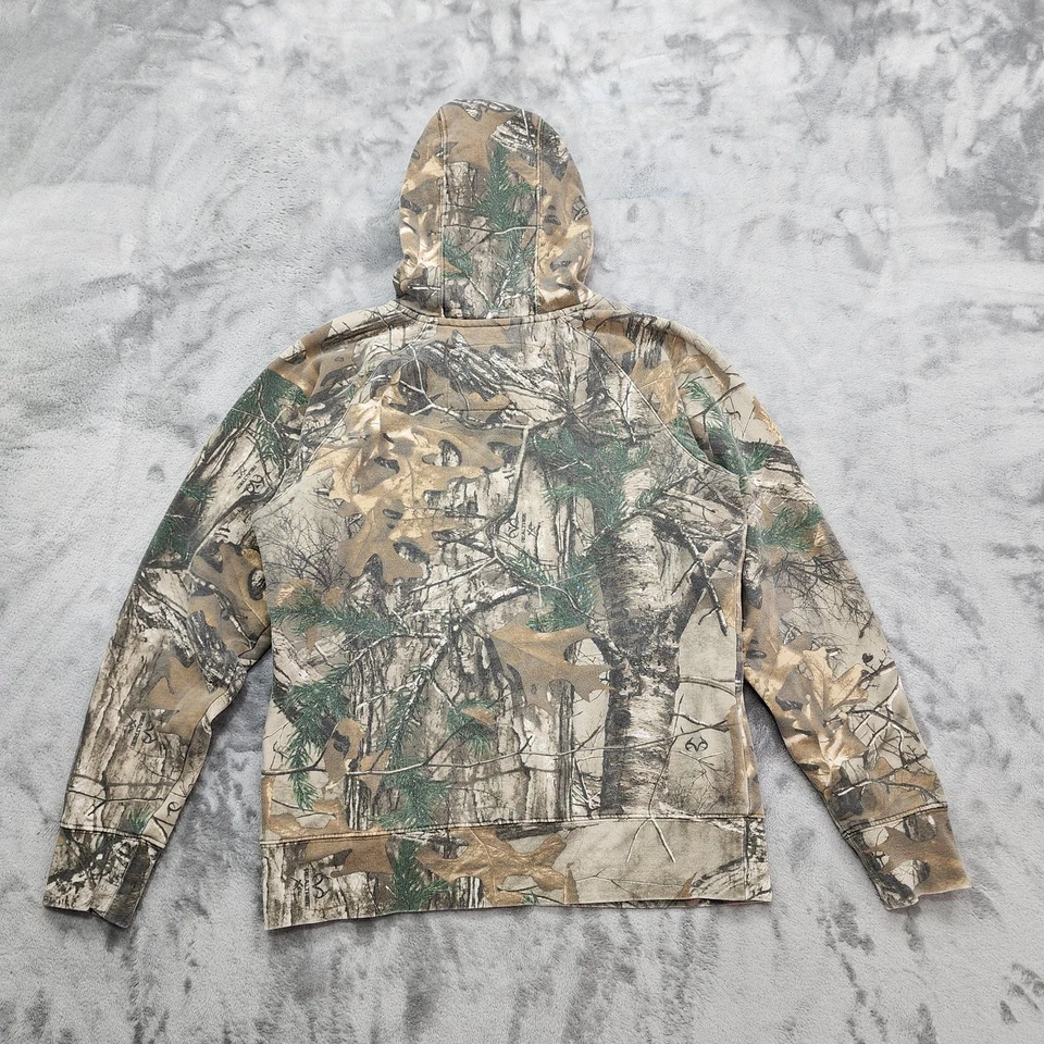 Sudadera con Capucha Y2K Cabela's De Colección Para Mujer S Realtree Camuflaje Pullover Caza Occidental Foto 4 de 4