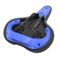 Newton City Comfort Line Sitz Mit Zentralem Loch Schwarz-Blau 269X210Mm, Schwarz