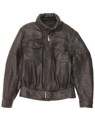 Hein Gericke Herren Leder Racer Jacke IT 50 Large schwarz Leder BI20