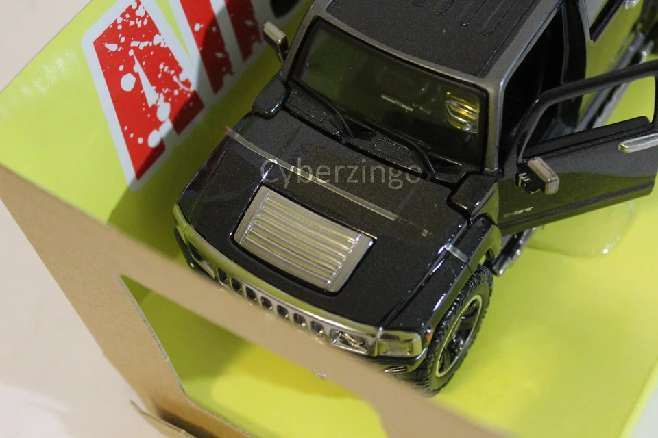 Maisto 1/26 2009 年悍马 H3T 拾音器带 Tonneau 盖压铸汽车 31308 预装 — 第 3/4 张图片