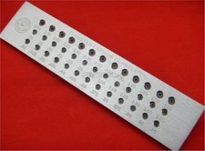 Tungsten Carbide Wire Drawplate For Jewelry Making Round 0.26-2.80 Mm 39 Hole le