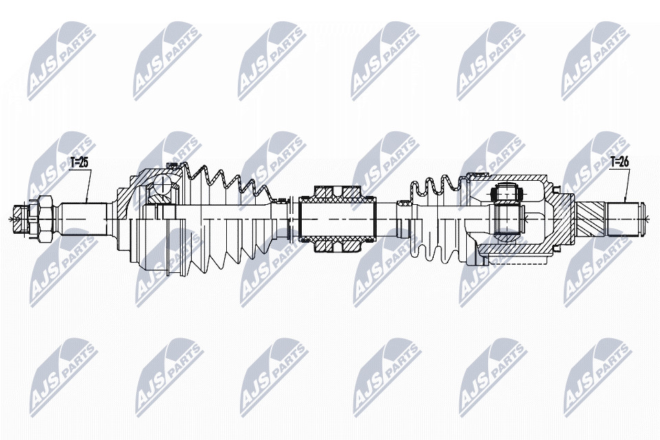 Driveshaft For Nissan Micra K13 1.2Dig-S 98Km /Left,Mtm/ - Image 9