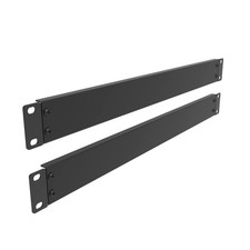 2 PCS 1U Metal Blank Panel 19 Inch Rack Mount Spacer Server Cabinet Black