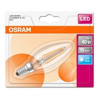 Osram Led Filament Kerze 4W = 40W E14 Klar Bli 470Lm 840 Neutralweiß 4000K