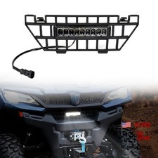 Front Mesh Grille with LED Accent Light Bar for CFMOTO UFORCE 1000 2019
