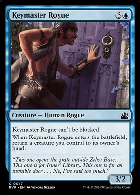 Keymaster Rogue Light Play, English Magic the Gathering MTG Ravnica Remastered