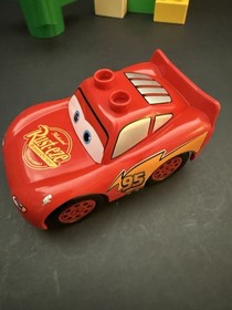 LEGO Duplo Disney Cars Lightning McQueen (5813) HTF Retired Complete EUC