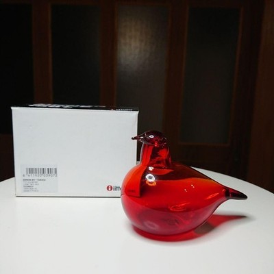 Iittala Birds by Toikka Little Tern Red Oiva Toikka With Box From Japan