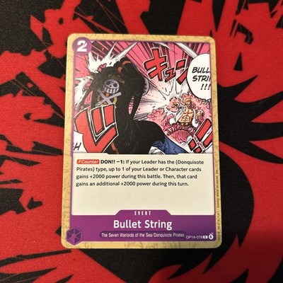 Bullet String OP14-078 The Azure Sea's Seven Regular One-Piece CCG TCG 