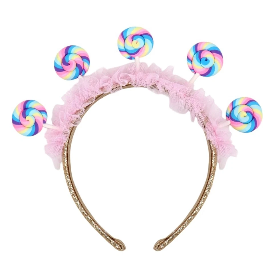 Lollipop Kostüm Haarreif, Candy Haarreif Fasching Damen, Lollipop Stirnband, ... - Bild 3 von 4