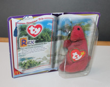 McDonald's Happy Meal TY Teenie Beanie Babies Dinosaur Trio Rex Tyrannosaurus 94