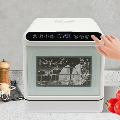 6L Tragbarer Tischgeschirrspüler Mini-Geschirrspüler Kompaktgeschirrspüler 1100W