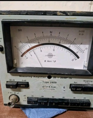 Measuring Amplifier 2607 Equipment Brüel & Kjær; Nærum