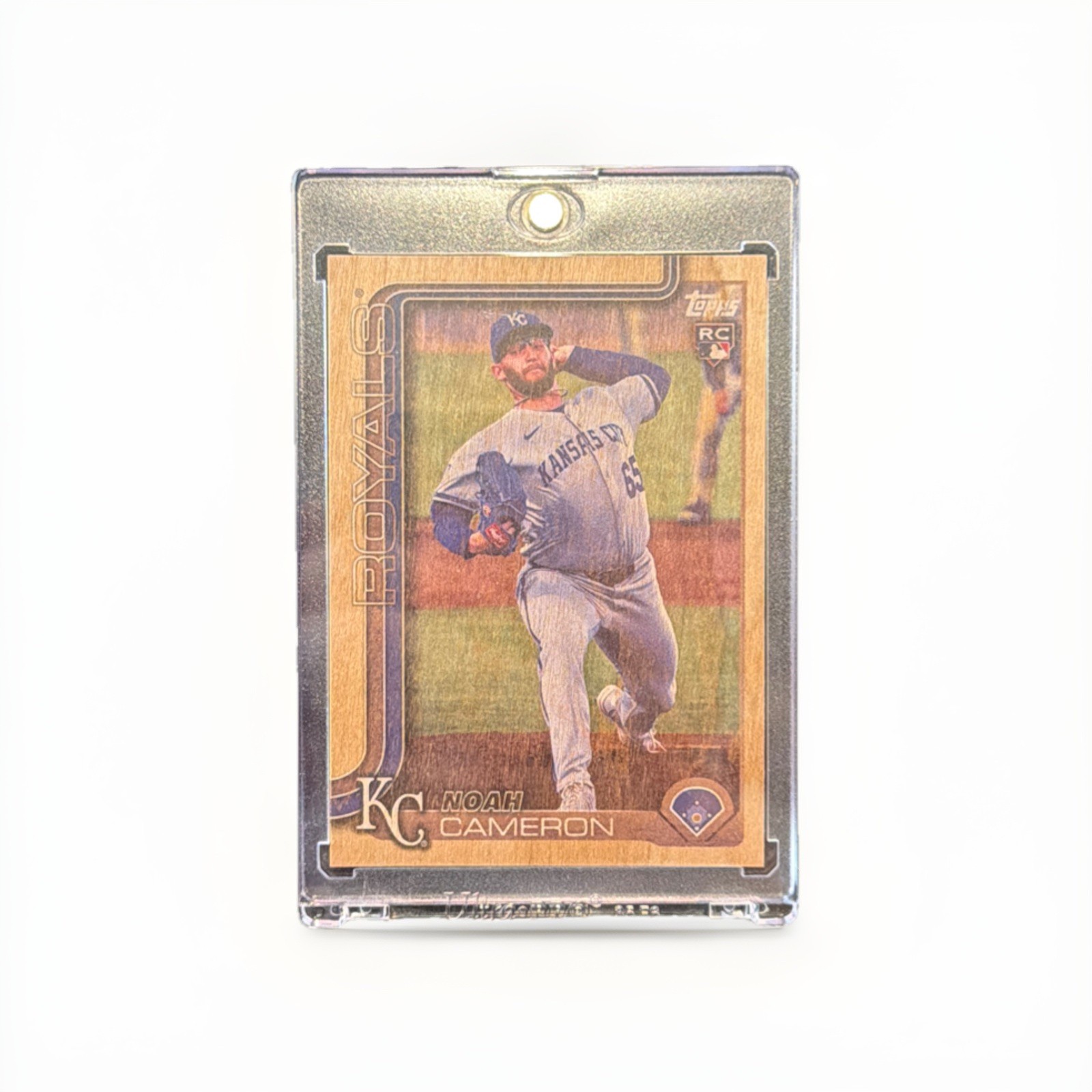 2025 Topps Update Noah Cameron (RC) US65 WOOD Parallel  #’d 21/25 - CASE HIT!