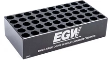 Evolution Gun Works Case Gauge Ammo Checker 9 mm 50-hole Large Ogive, : 70111-OS