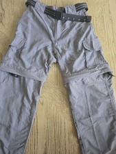 Magellan Outdoors Fish Gear Boys Convertible Zip-Off Cargo Fishing Pants Gray XS