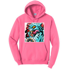 NEW Art Society TATTOO FLASH VOL. 2 NEON PINK Hoodie SMALL-4XLARGE MADE IN USA