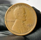 1921-S Lincoln Wheat Cent In VF Condition
