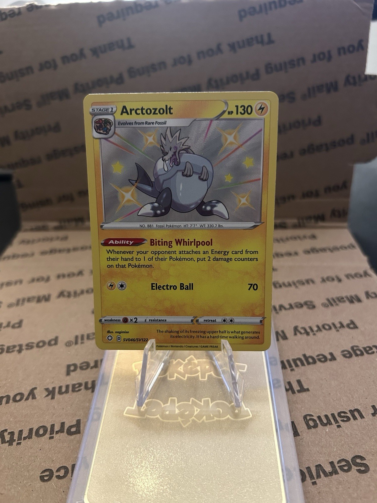 Arctozolt SV046/SV122 Shining Fates: Shiny Vault Holo NM