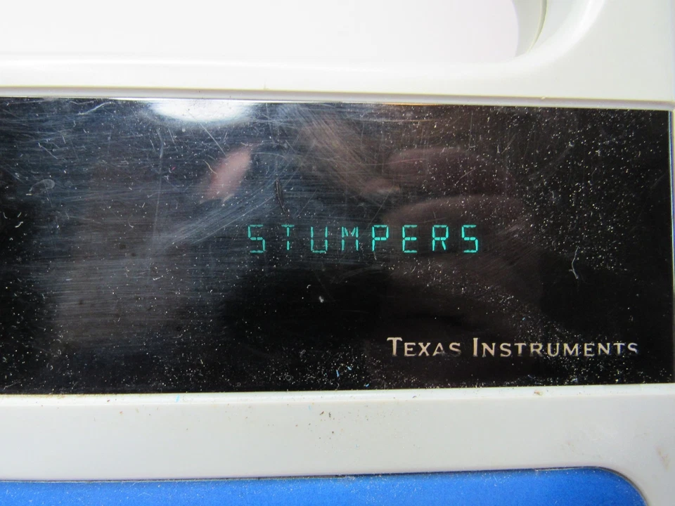 Juguete de aprendizaje de habla y matemáticas Texas Instruments de colección de los años 80 funciona con adaptador de CA #P16 Foto 2 de 4