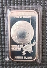 1oz Of 999 Fine Silver Bar Voyager 2 Flys by Uranus limited edition bar 1986