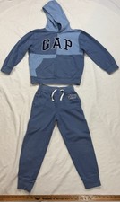 Gap - Unisex - Hoodie And Sweat Pants Set - Blue - Size M 8-9 