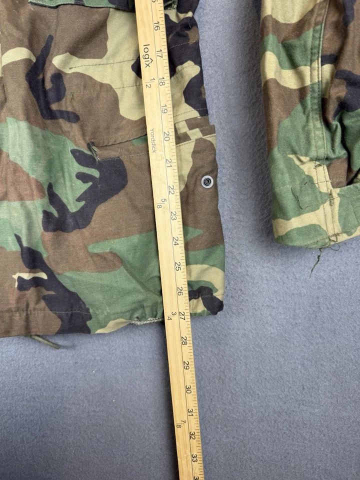 Vintage M65 Field Jacket Camo Alpha Industries Scovill Zipper Men’s Medium - Image 4 of 4