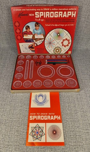 1967 Vintage Kenner's SPIROGRAPH W/Original Box & Instructions