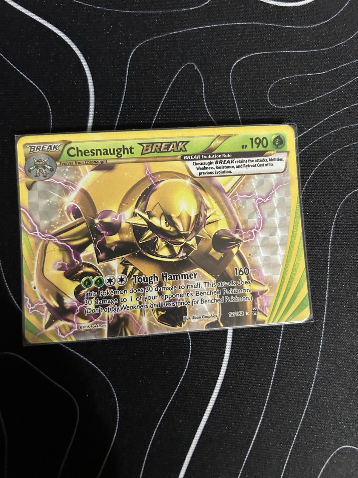 Chesnaught BREAK 12/162 BREAKthrough Ultra Rare Holo Break 190 HP Pokémon