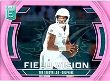 2025 Donruss Elite #1 Tua Tagovailoa Field Vision Pink