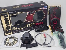 CIB Creative Sound Blaster ZxR PCIe Audiophile Grade Gaming Sound Card DAC Amp