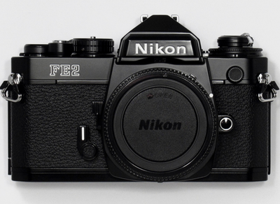 NEW in BOX UNUSED Nikon FE2 35mm Black Camera W/ Titan Shutter We