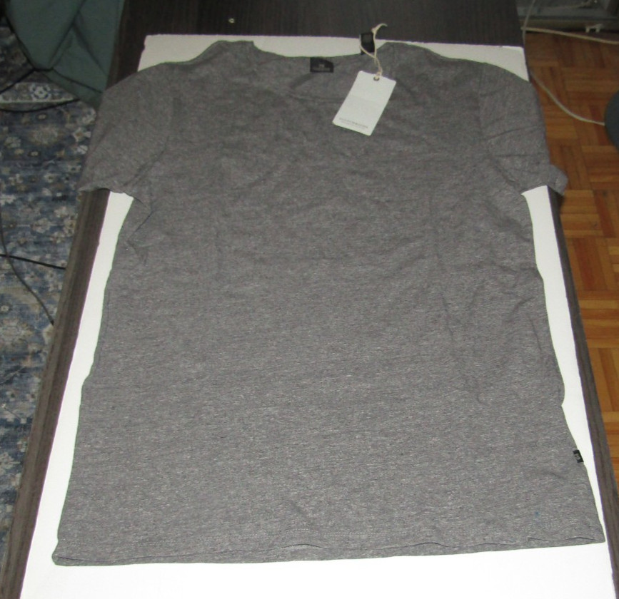 Scotch & Soda T-Shirt Mens M Grey Amsterdam Couture Short Sleeve Medium