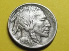 1913-D TYPE 1 BUFFALO NICKEL FULL HORN XF/AU  COIN