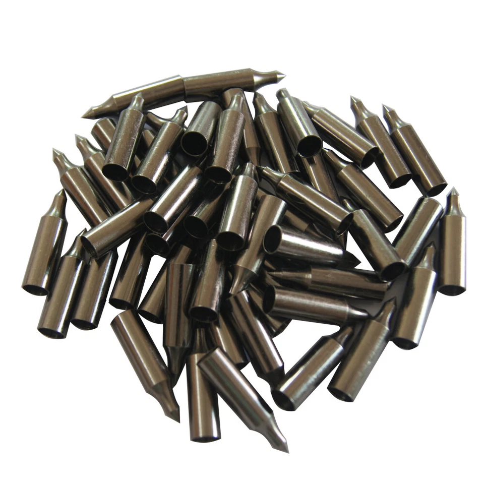 100pk Archery hunting compound bow carbon arrow heads 11/32" arrow field points - Image 3 of 4