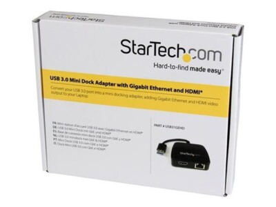 StarTech.com Universeel USB 3.0 laptop mini-docking station met HDMI - USB31GEHD