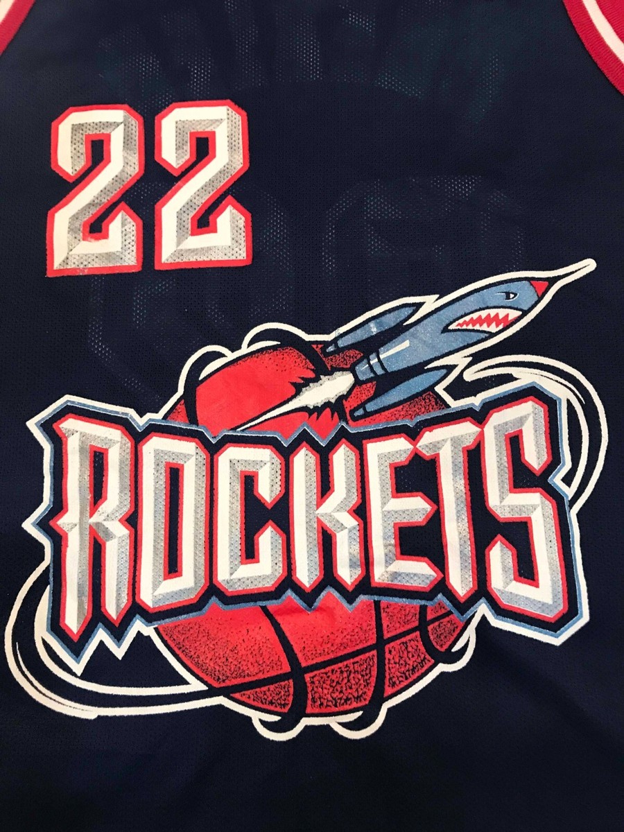 Vintage Champion NBA Houston Rockets CLYDE DREXLER #22