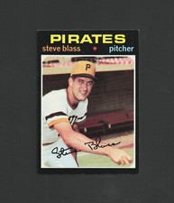 1971 Topps Steve Blass #143 ~  Very sharp card! ~~ Pittsburgh Pirates