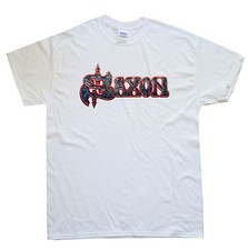 SAXON II new T-SHIRT sizes S M L XL XXL colours black white 