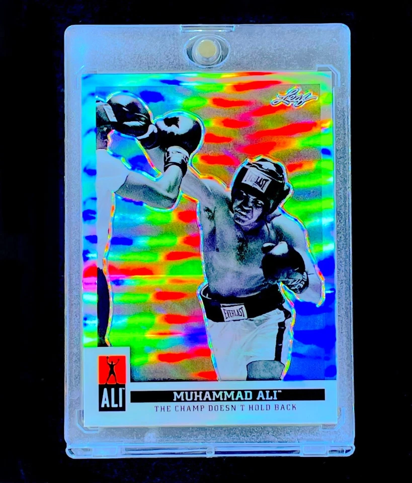 MUHAMMAD ALI HOLO REFRACTOR SILVER RARE Prizm Chrome Boxing Card - UNITED STATES - Image 2 of 4