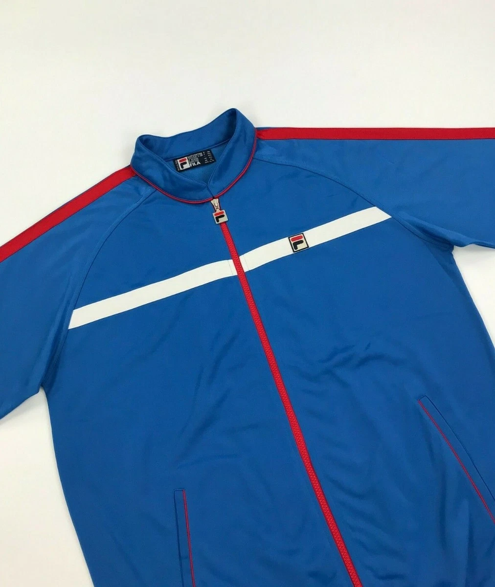 Fila red white 2024 and blue jacket