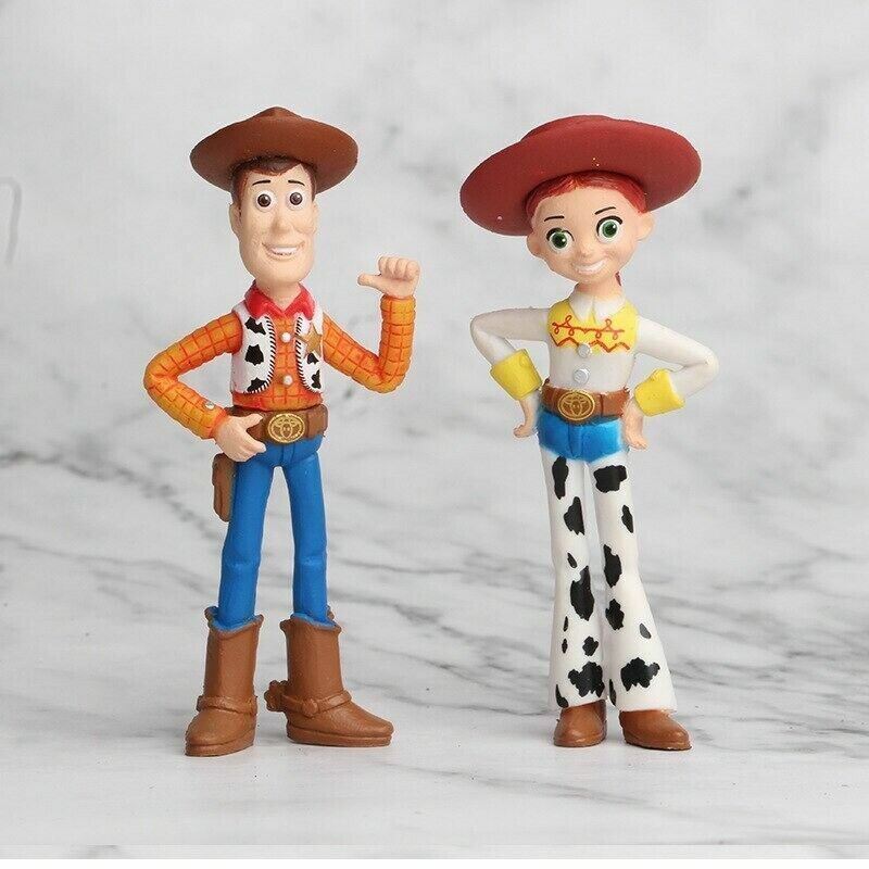 Disney Pixar Toy Story Forky Sounds Figure Bonnie Fork +Cowgirl Jessie Doll  Lot